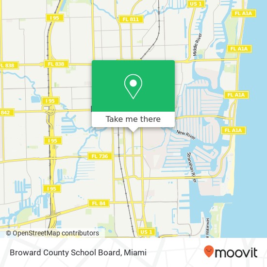 Broward County School Board map