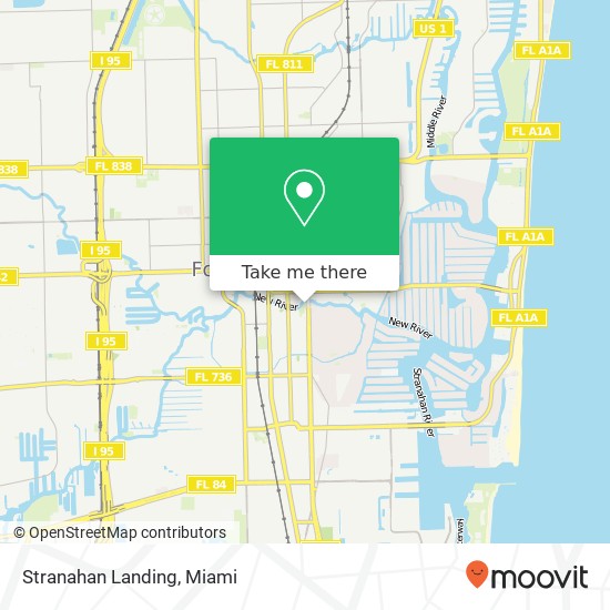 Stranahan Landing map