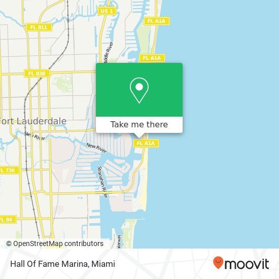 Hall Of Fame Marina map