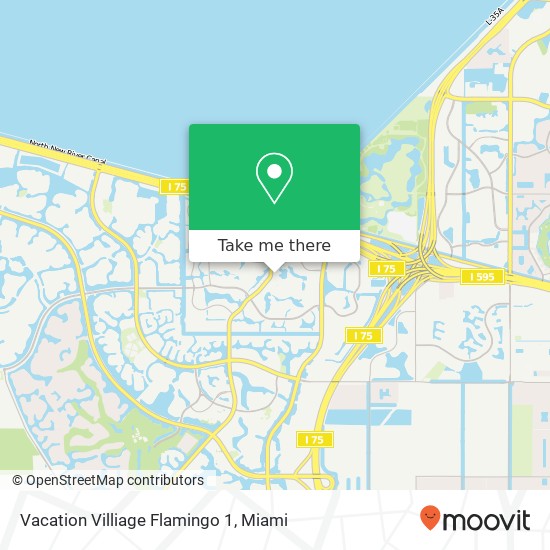 Vacation Villiage Flamingo 1 map