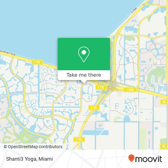 Shanti3 Yoga map