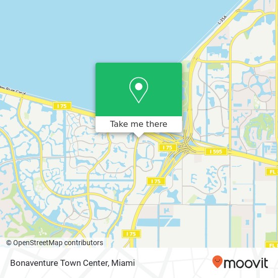 Bonaventure Town Center map