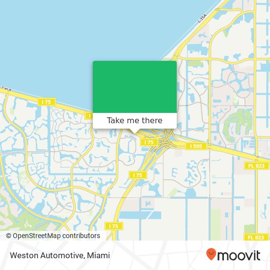 Mapa de Weston Automotive