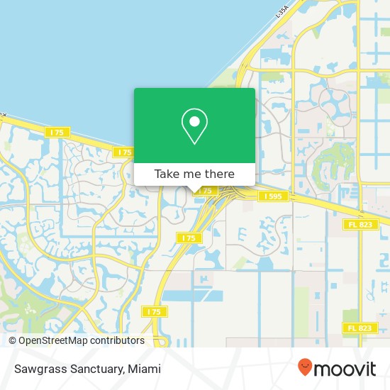 Sawgrass Sanctuary map