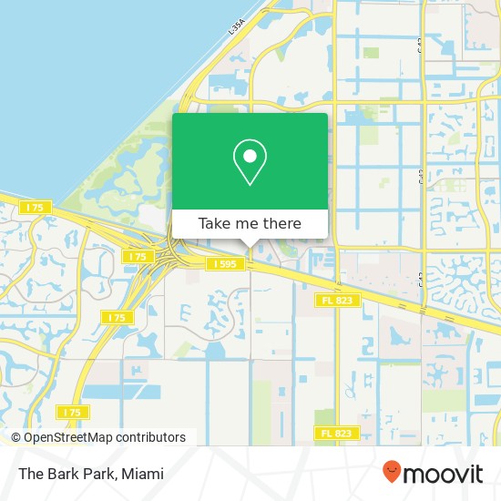Mapa de The Bark Park