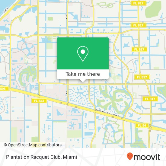 Plantation Racquet Club map