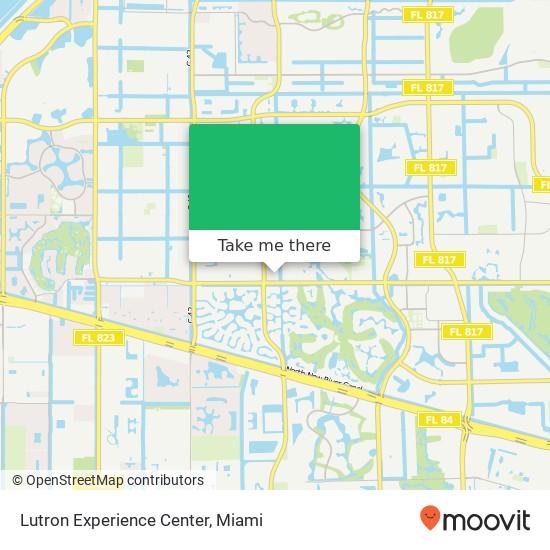 Lutron Experience Center map