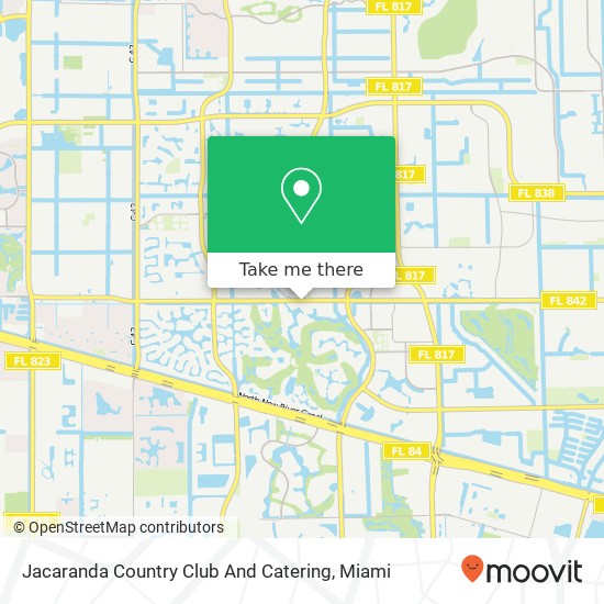 Mapa de Jacaranda Country Club And Catering