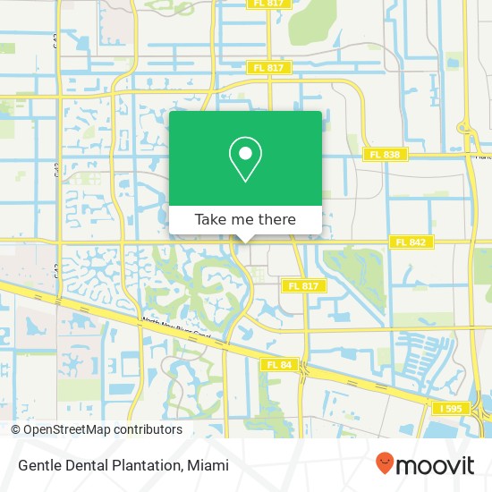 Gentle Dental Plantation map