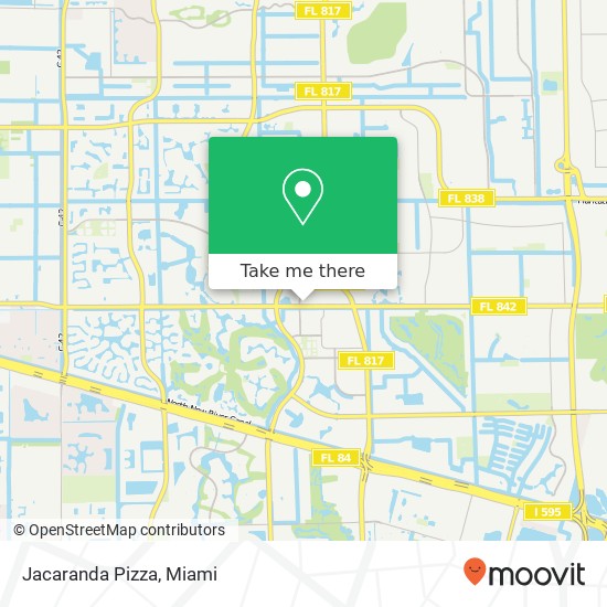 Mapa de Jacaranda Pizza
