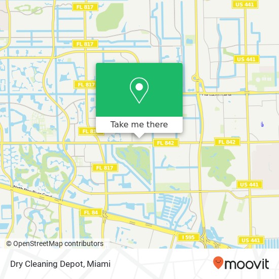 Mapa de Dry Cleaning Depot