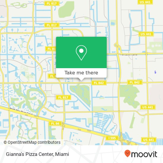 Gianna's Pizza Center map