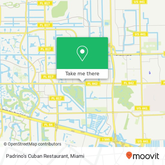 Mapa de Padrino's Cuban Restaurant