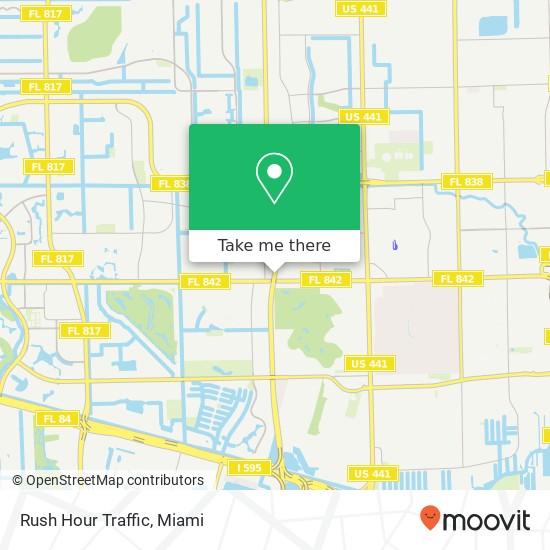 Rush Hour Traffic map