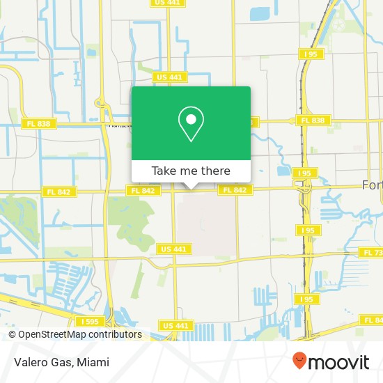 Valero Gas map