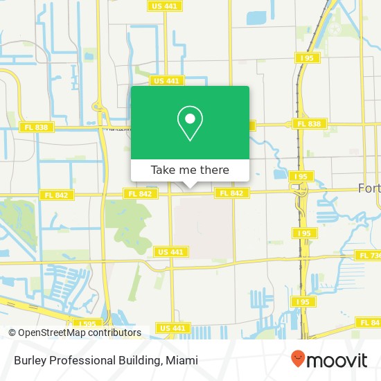 Mapa de Burley Professional Building