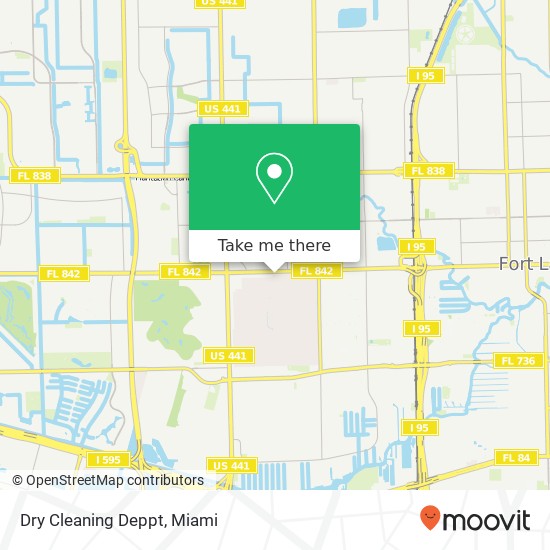 Dry Cleaning Deppt map