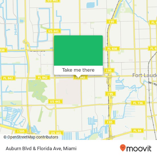 Auburn Blvd & Florida Ave map