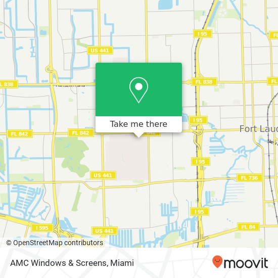 Mapa de AMC Windows & Screens