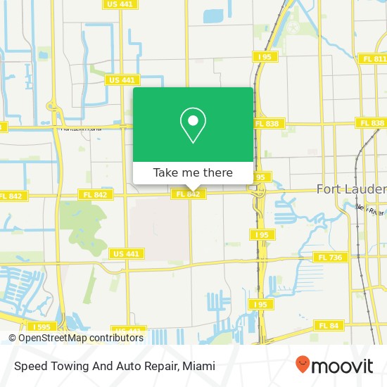 Speed Towing And Auto Repair map