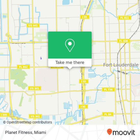 Planet Fitness map