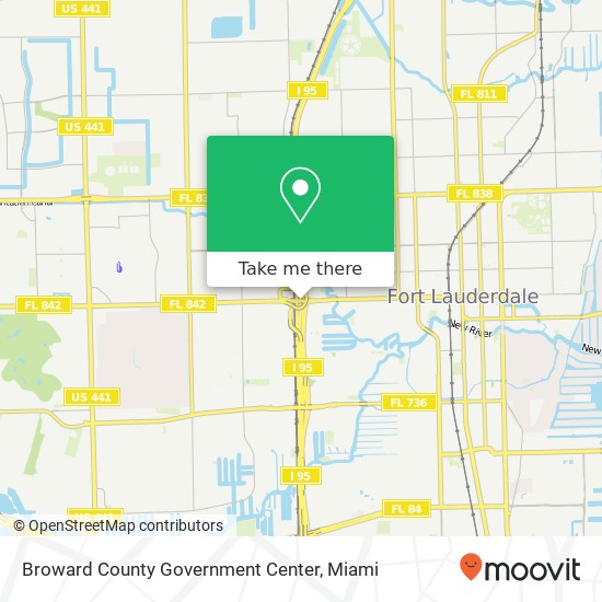 Broward County Government Center map