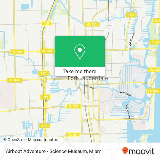 Airboat Adventure  - Science Museum map