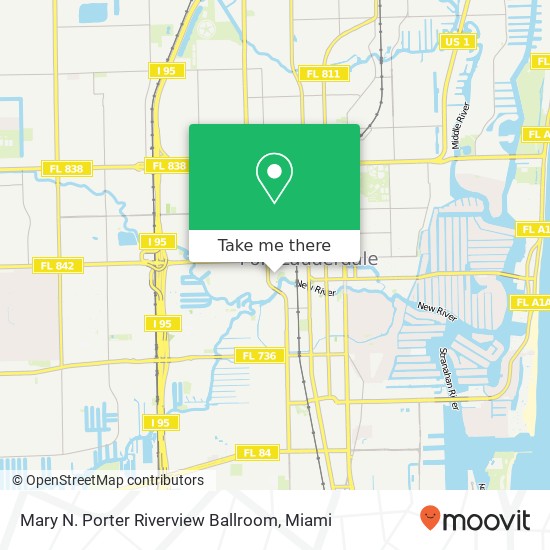 Mary N. Porter Riverview Ballroom map