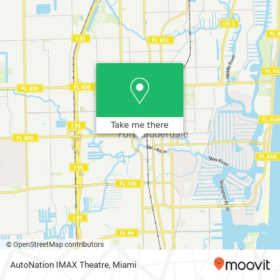 AutoNation IMAX Theatre map