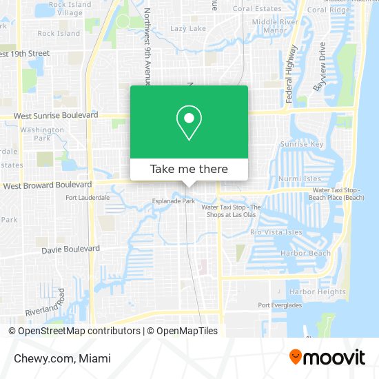 Chewy.com map