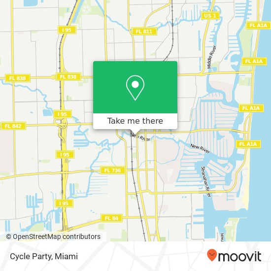 Cycle Party map