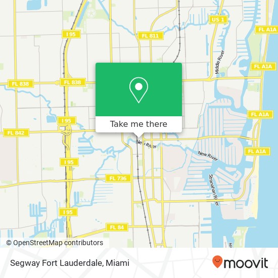 Mapa de Segway Fort Lauderdale
