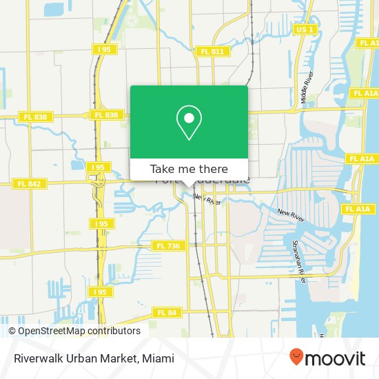 Riverwalk Urban Market map