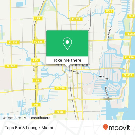 Taps Bar & Lounge map