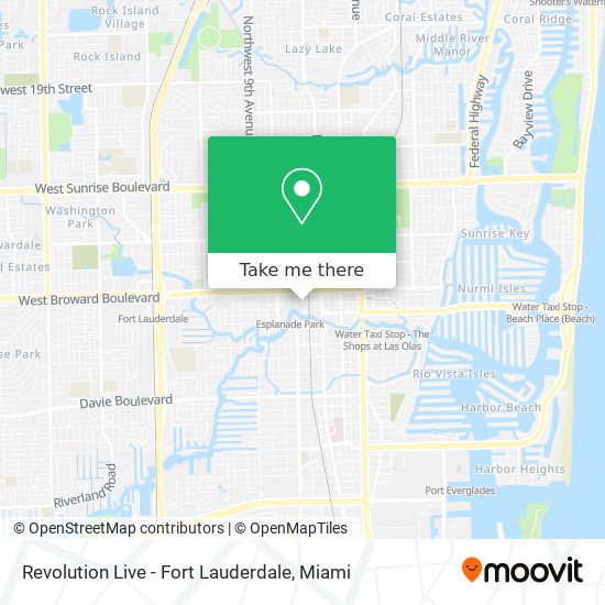 Revolution Live - Fort Lauderdale map