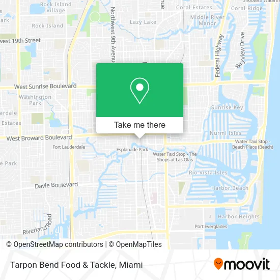 Tarpon Bend Food & Tackle map