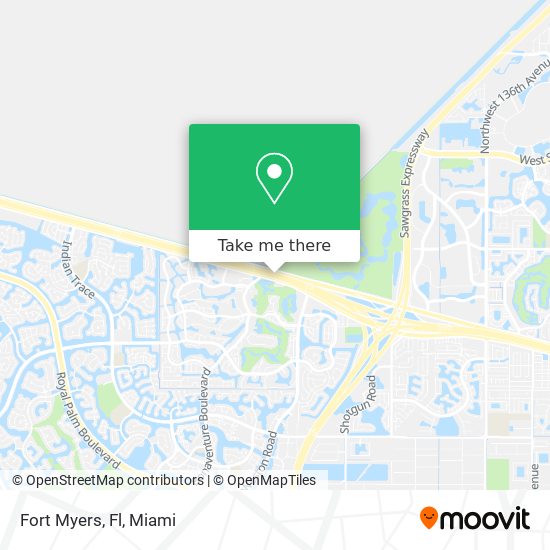 Fort Myers, Fl map