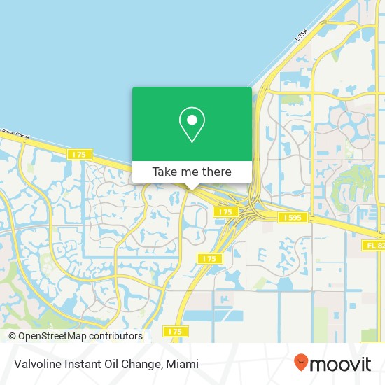 Mapa de Valvoline Instant Oil Change