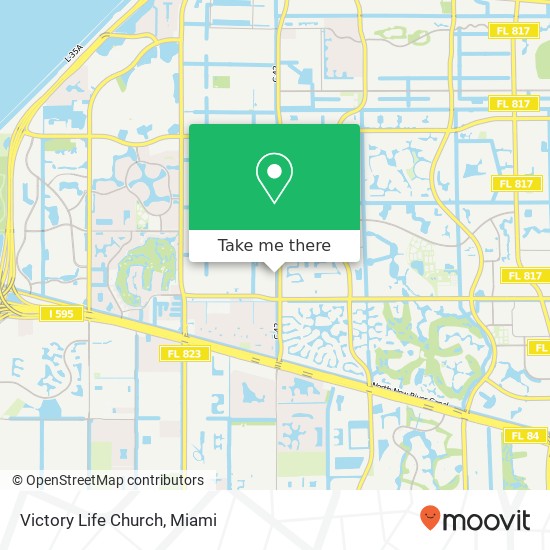 Victory Life Church map