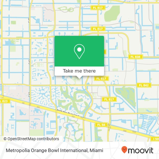 Metropolia Orange Bowl International map