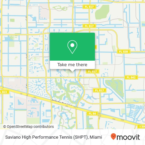 Mapa de Saviano High Performance Tennis (SHPT)