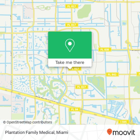 Mapa de Plantation Family Medical