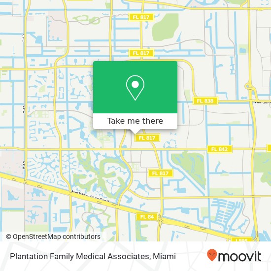 Plantation Family Medical Associates map