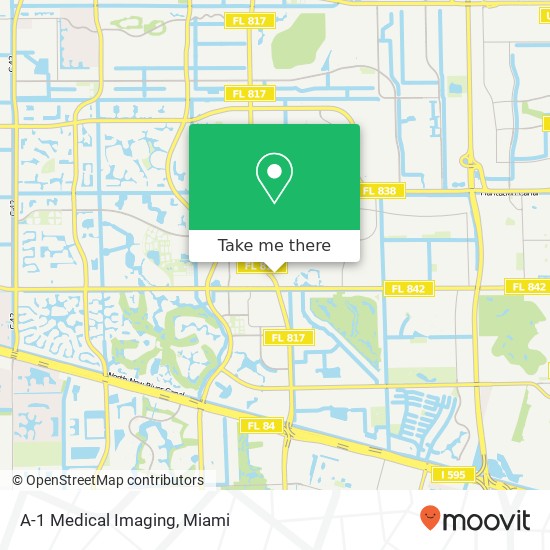 A-1 Medical Imaging map