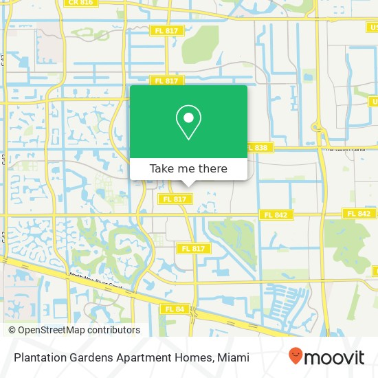 Plantation Gardens Apartment Homes map