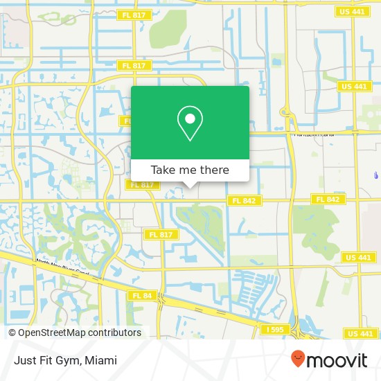 Just Fit Gym map