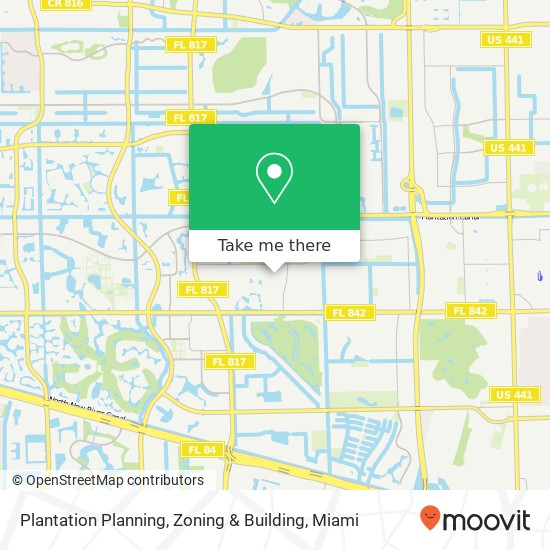 Mapa de Plantation Planning, Zoning & Building