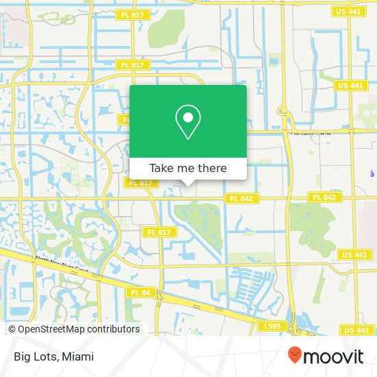 Big Lots map