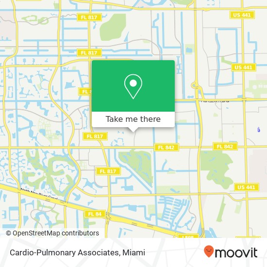 Cardio-Pulmonary Associates map