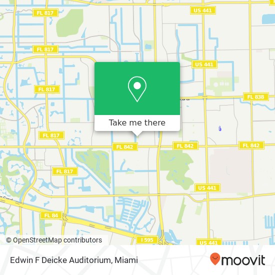 Edwin F Deicke Auditorium map